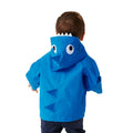 Hawaiian Blue - Pack Shot - Regatta Childrens-Kids Bubbles The Shark Waterproof Jacket