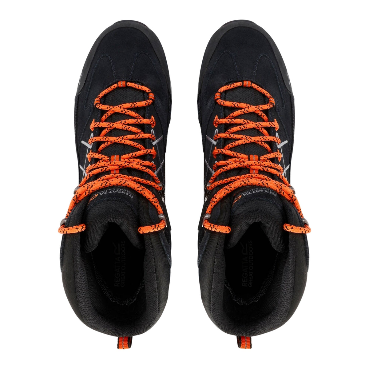 Ash-Blaze Orange - Lifestyle - Regatta Mens Samaris Pro II Suede Walking Boots