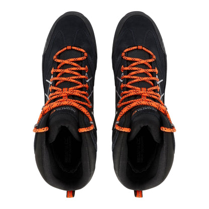 Ash-Blaze Orange - Lifestyle - Regatta Mens Samaris Pro II Suede Walking Boots