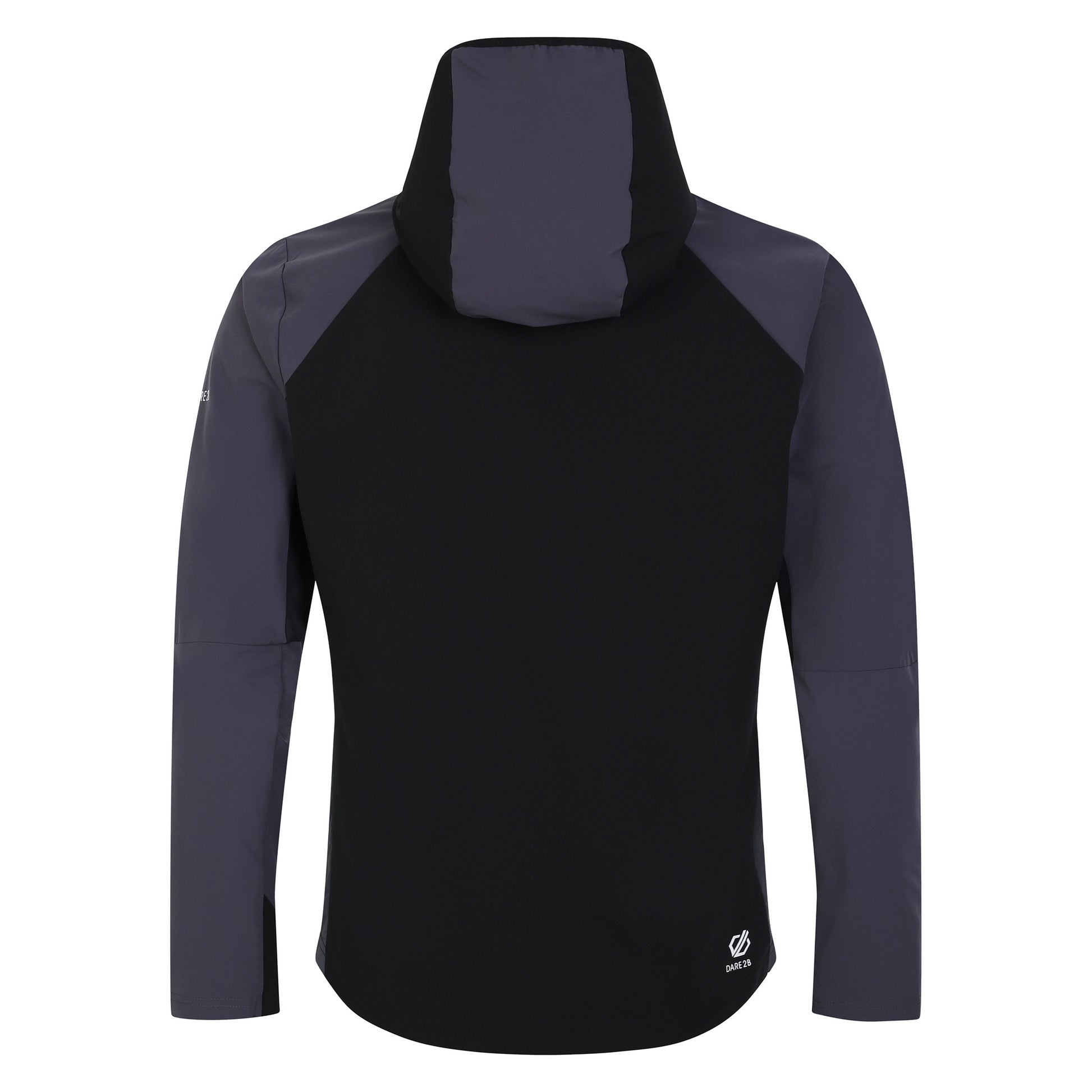 Black-Ebony - Back - Dare 2B Mens Lattitudinal II Soft Shell Jacket