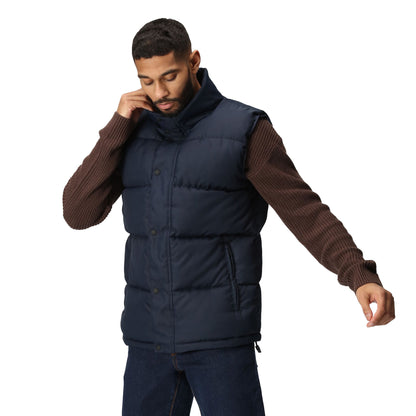Navy - Side - Regatta Mens Northdale Insulated Gilet