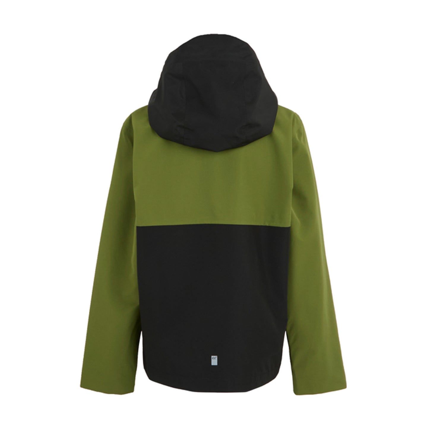Nephrite Green-Black - Back - Regatta Childrens-Kids Hanleigh Waterproof Jacket