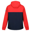 Navy-High Risk Red - Back - Regatta Mens Belcastel Waterproof Jacket