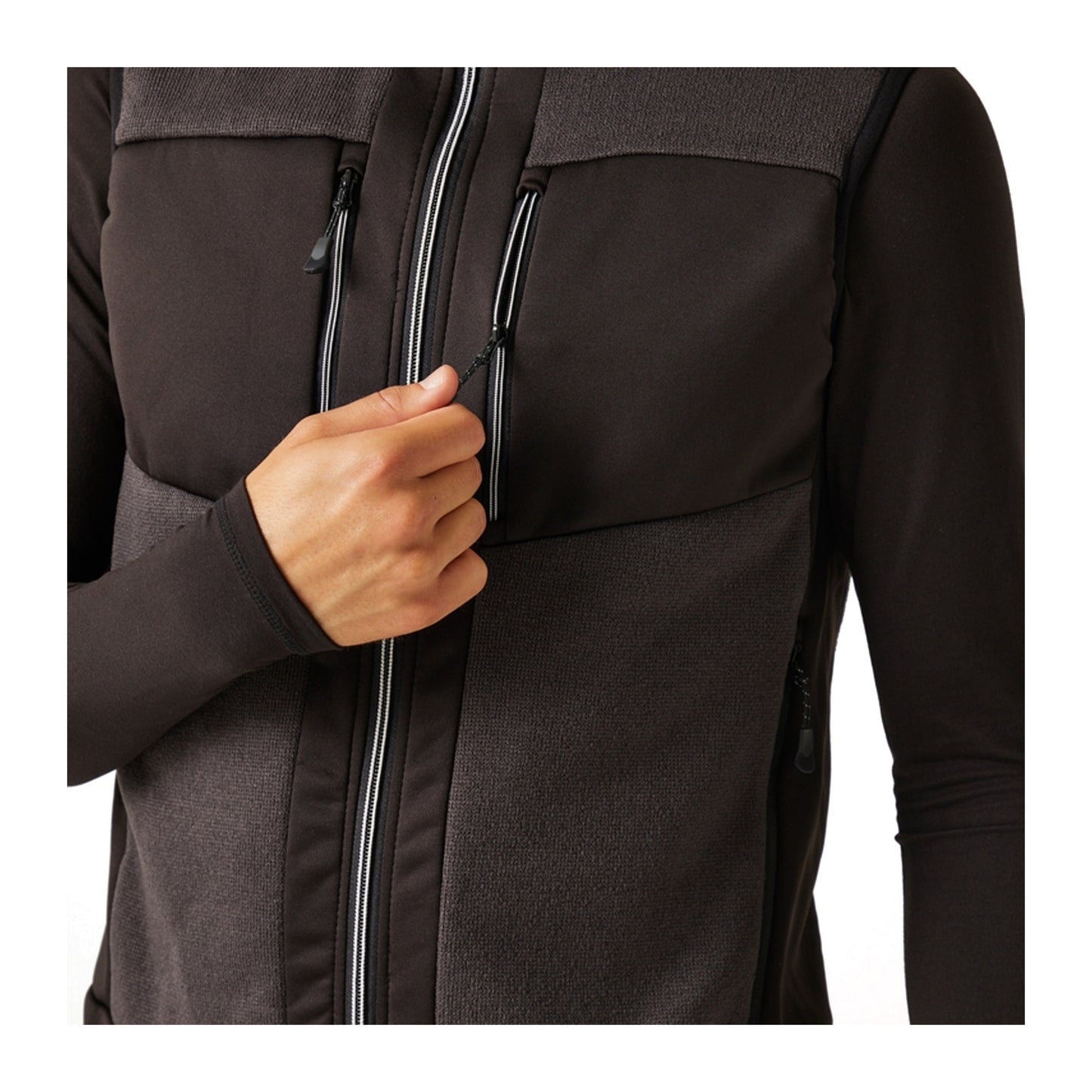 Ash-Black - Lifestyle - Regatta Professional Mens Stretch Body Warmer