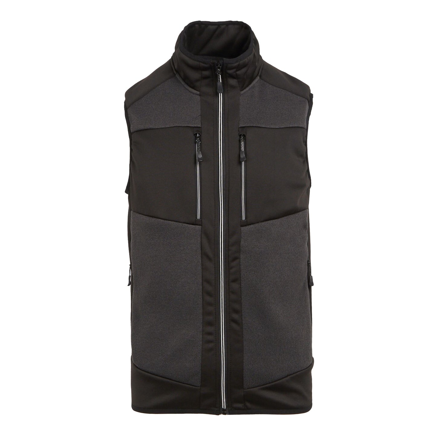 Ash-Black - Front - Regatta Professional Mens Stretch Body Warmer