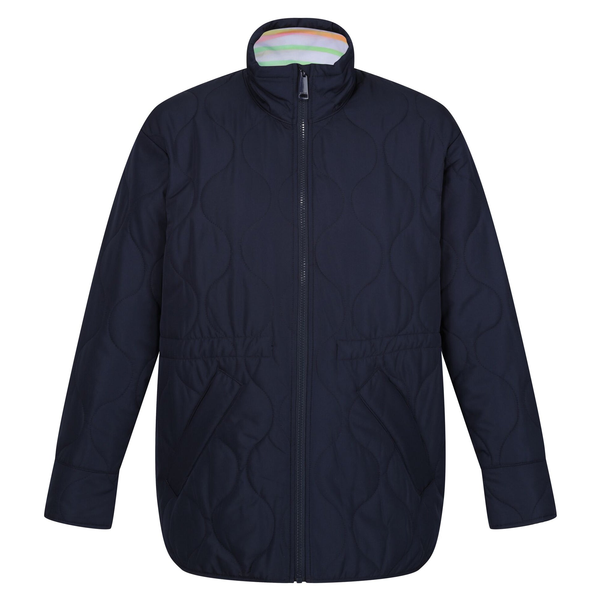 Navy - Front - Regatta Womens-Ladies Courcelle Quilted Jacket