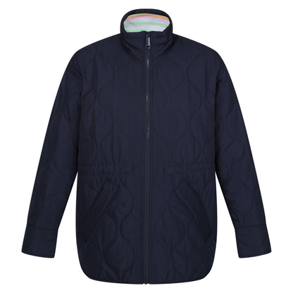 Navy - Front - Regatta Womens-Ladies Courcelle Quilted Jacket