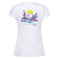 White - Back - Regatta Womens-Ladies Breezed IV Back Print T-Shirt