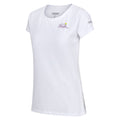 White - Side - Regatta Womens-Ladies Breezed IV Back Print T-Shirt