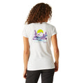 White - Pack Shot - Regatta Womens-Ladies Breezed IV Back Print T-Shirt