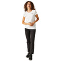 White - Close up - Regatta Womens-Ladies Breezed IV Back Print T-Shirt