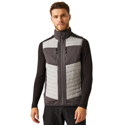 Mineral Grey-Ash - Side - Regatta Professional Unisex Adult Thermal Hybrid Body Warmer
