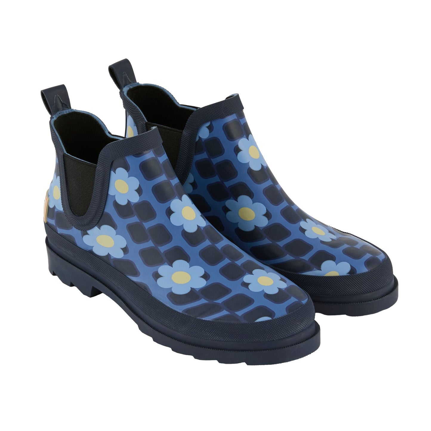 Blue - Front - Regatta Womens-Ladies Orla Kiely Daisy Wellington Boots