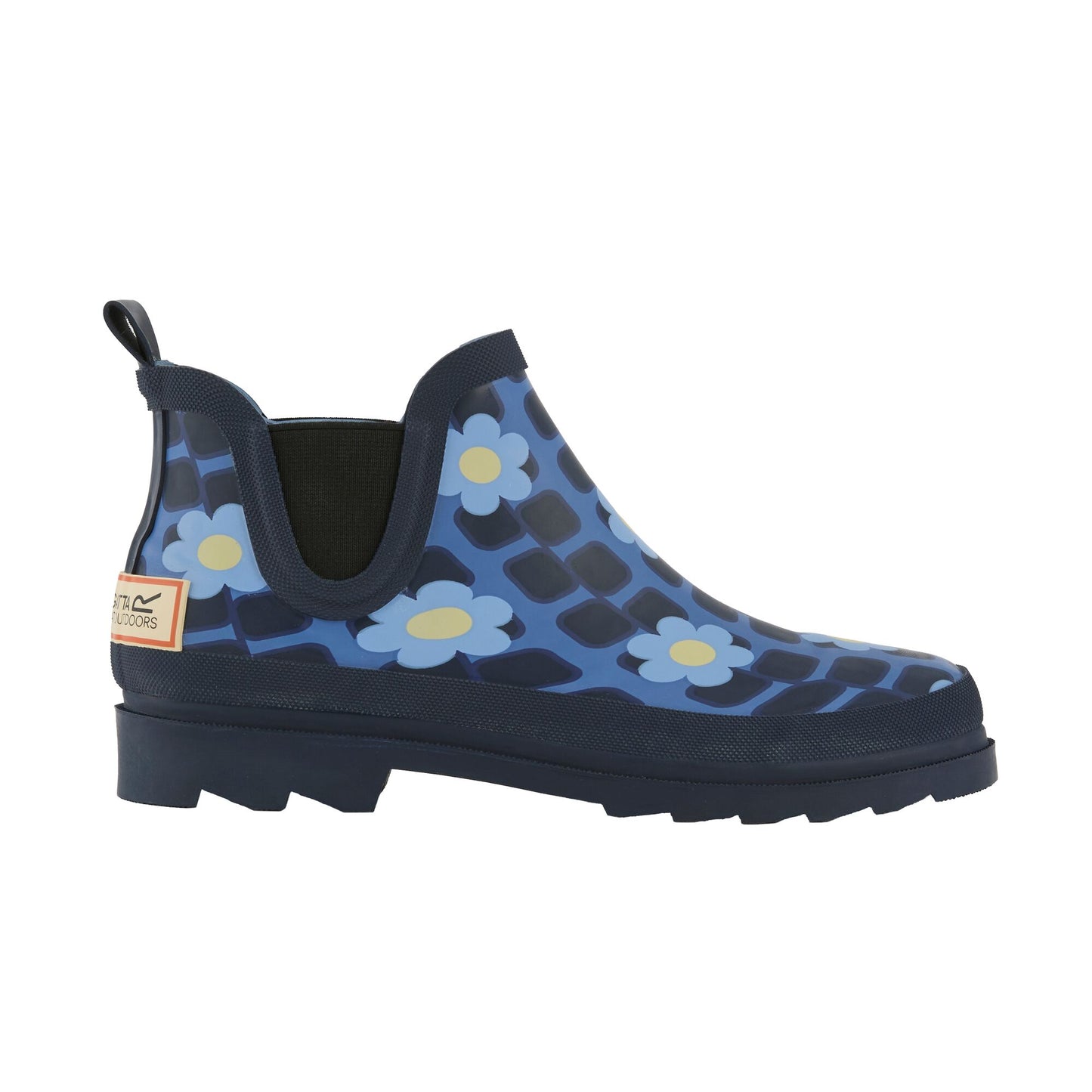 Blue - Lifestyle - Regatta Womens-Ladies Orla Kiely Daisy Wellington Boots