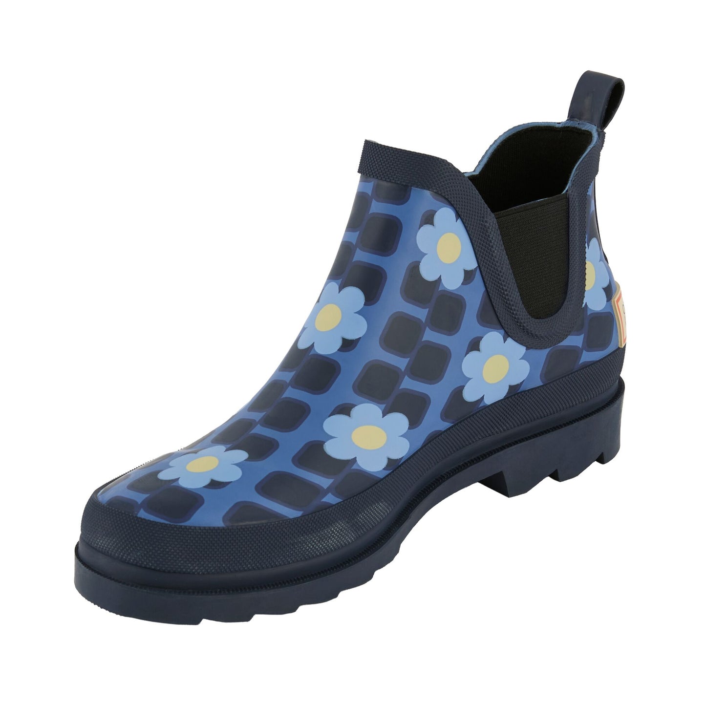 Blue - Close up - Regatta Womens-Ladies Orla Kiely Daisy Wellington Boots