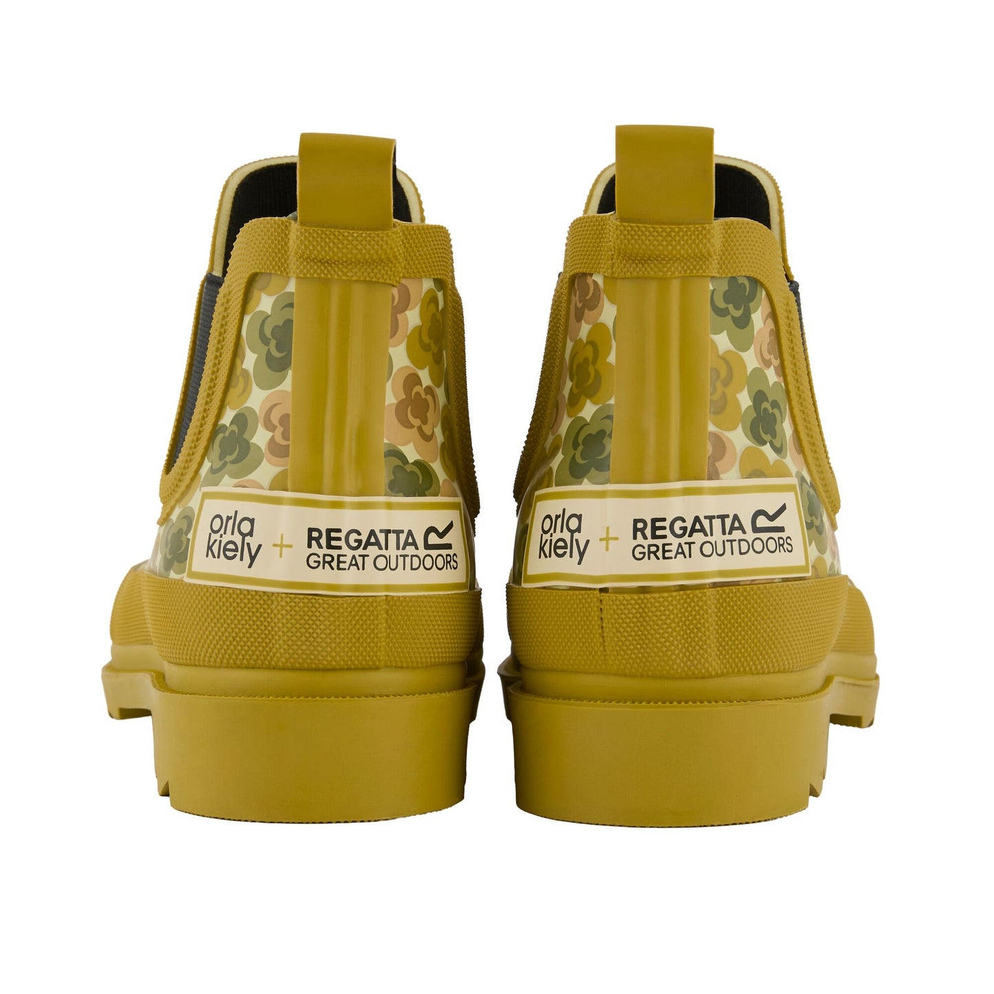 Yellow - Back - Regatta Womens-Ladies Orla Kiely Daisy Wellington Boots