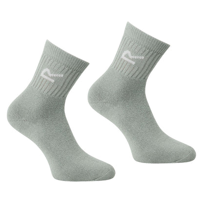 Pastel Marl - Close up - Regatta Great Outdoors Womens-Ladies Marl Effect Socks (3 Pack)