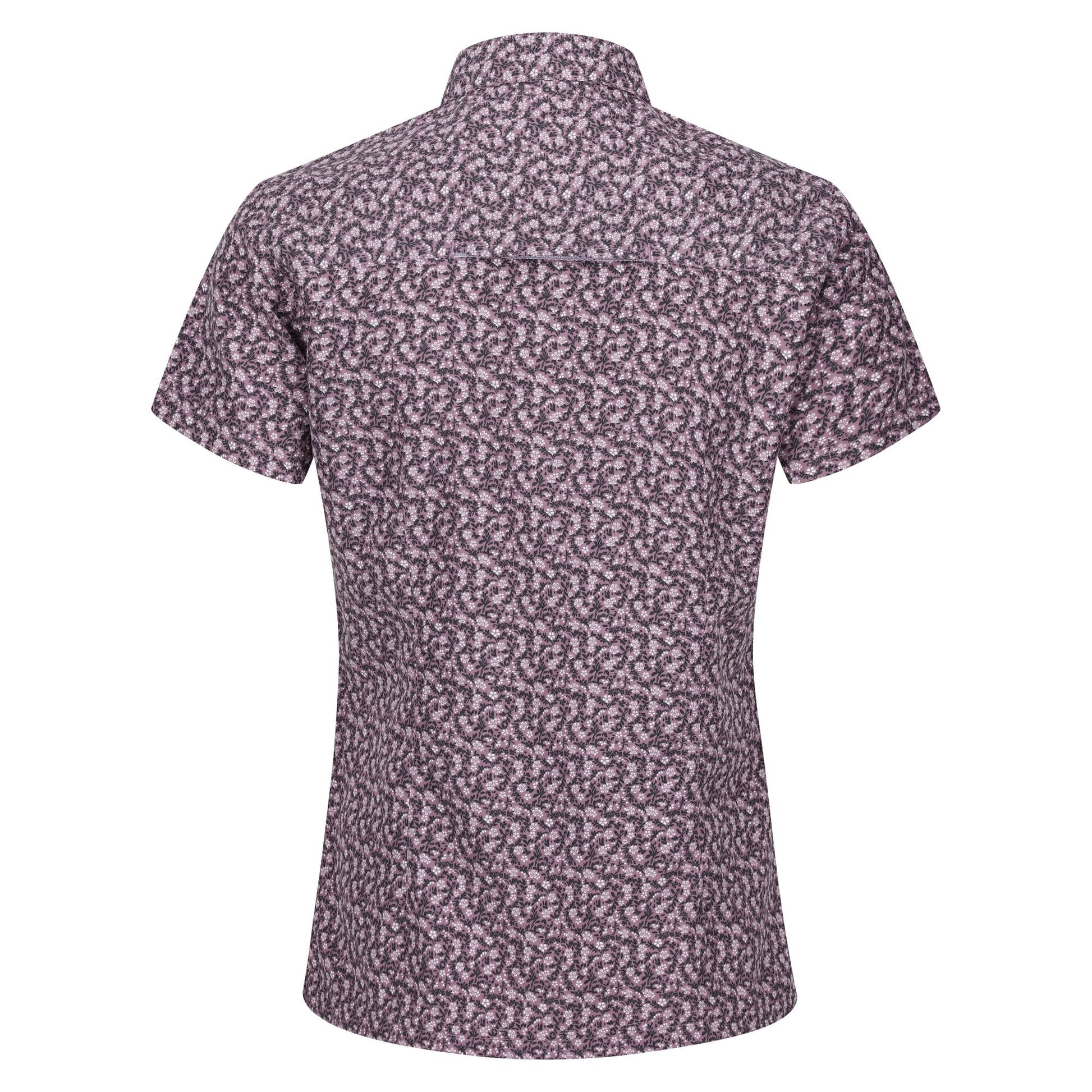 Heather - Back - Regatta Womens-Ladies Mindano VIII Ditsy Print Short-Sleeved Shirt