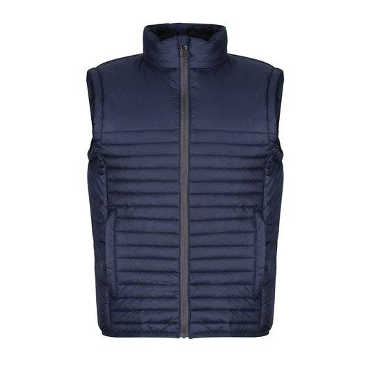 Navy - Front - Regatta Professional Mens Insulated Recycled Gilet