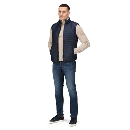 Navy - Pack Shot - Regatta Professional Mens Insulated Recycled Gilet