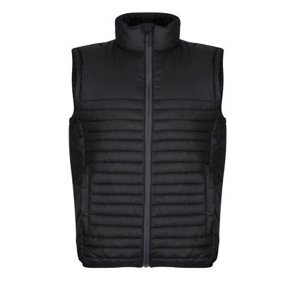 Black - Front - Regatta Professional Mens Insulated Recycled Gilet