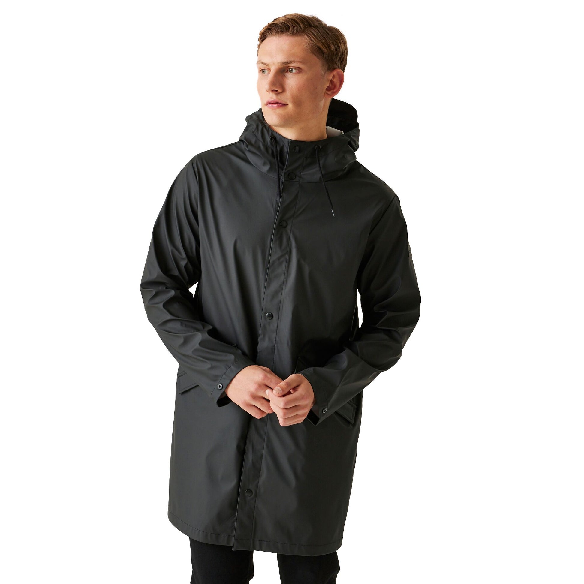 Black - Side - Regatta Mens Trustan Parka