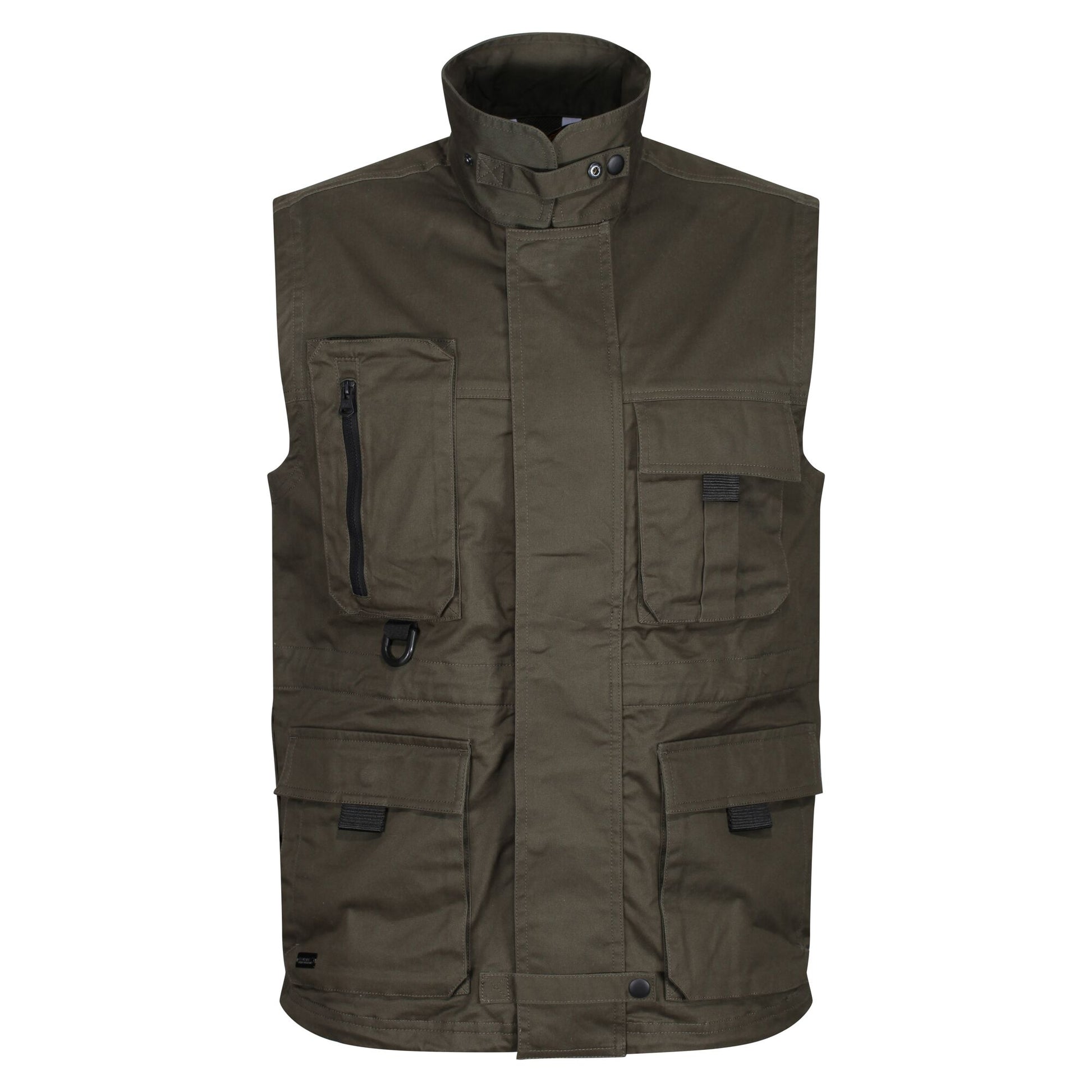 Khaki Green - Front - Regatta Professional Mens Gilet