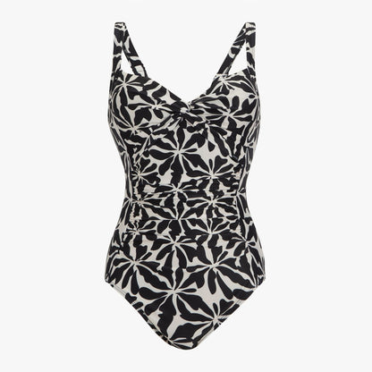 Multicoloured - Front - Regatta Womens-Ladies Sakari Patterned One Piece Swimsuit