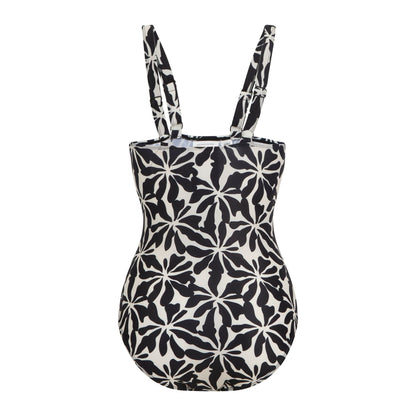 Multicoloured - Back - Regatta Womens-Ladies Sakari Patterned One Piece Swimsuit