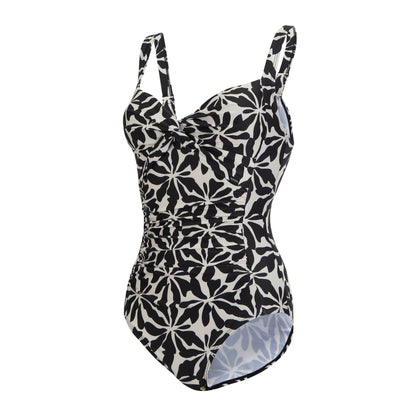 Multicoloured - Side - Regatta Womens-Ladies Sakari Patterned One Piece Swimsuit
