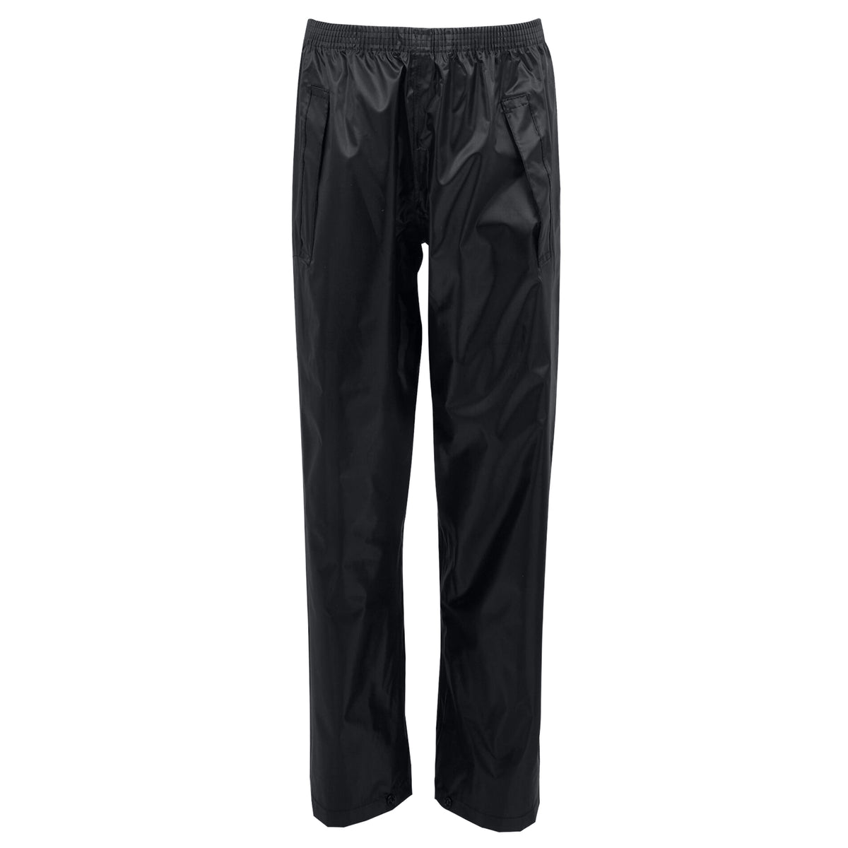 Navy - Front - Regatta Professional Childrens-Kids Waterproof Over Trousers