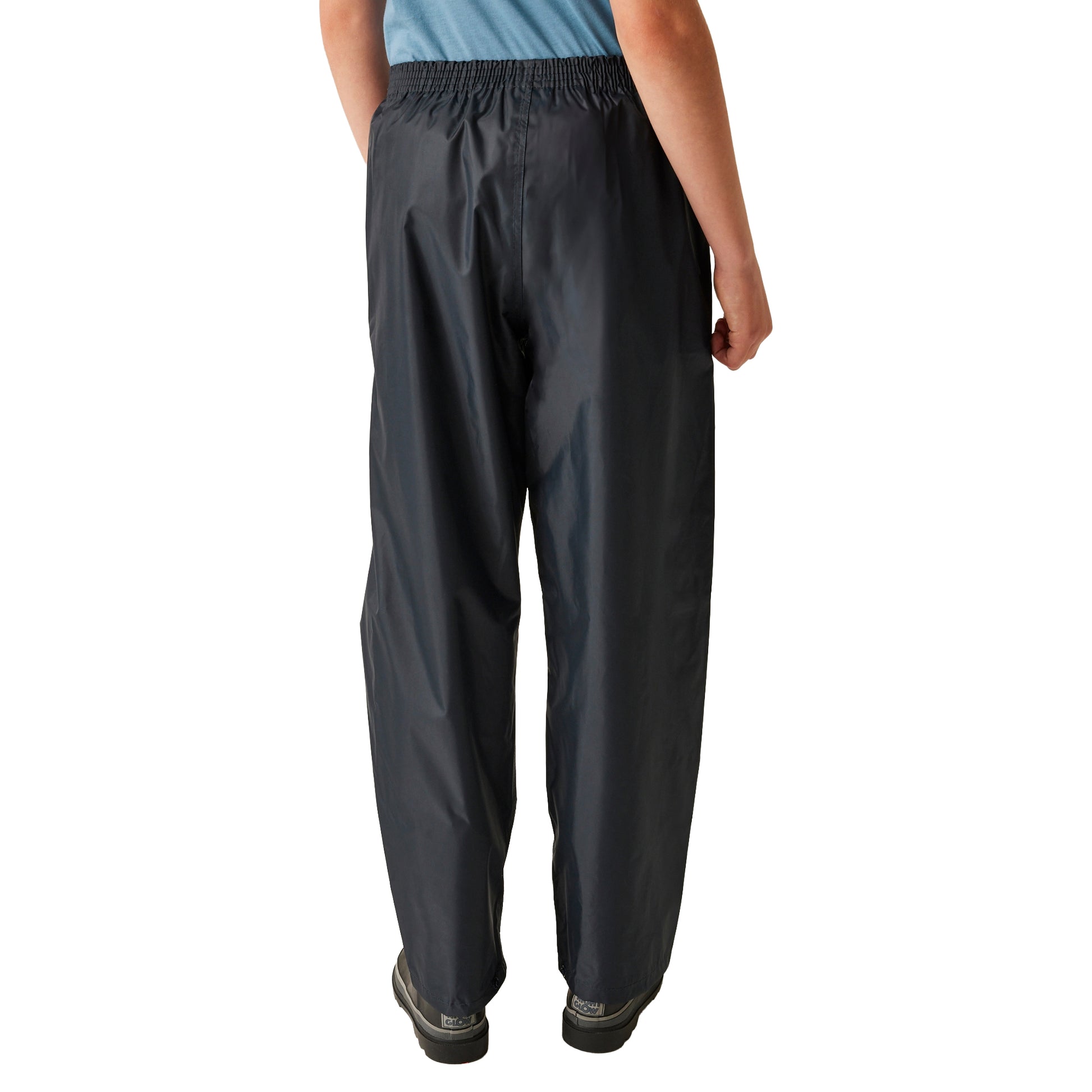 Navy - Lifestyle - Regatta Professional Childrens-Kids Waterproof Over Trousers