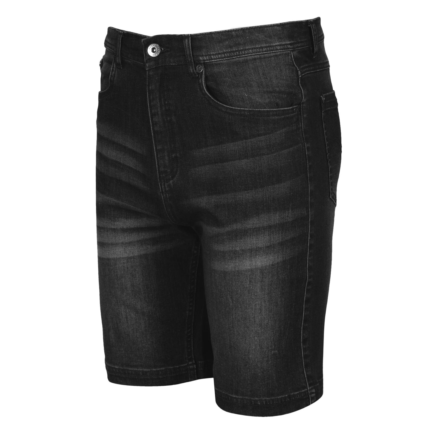 Black Denim - Side - Regatta Mens Dacken Vintage Shorts