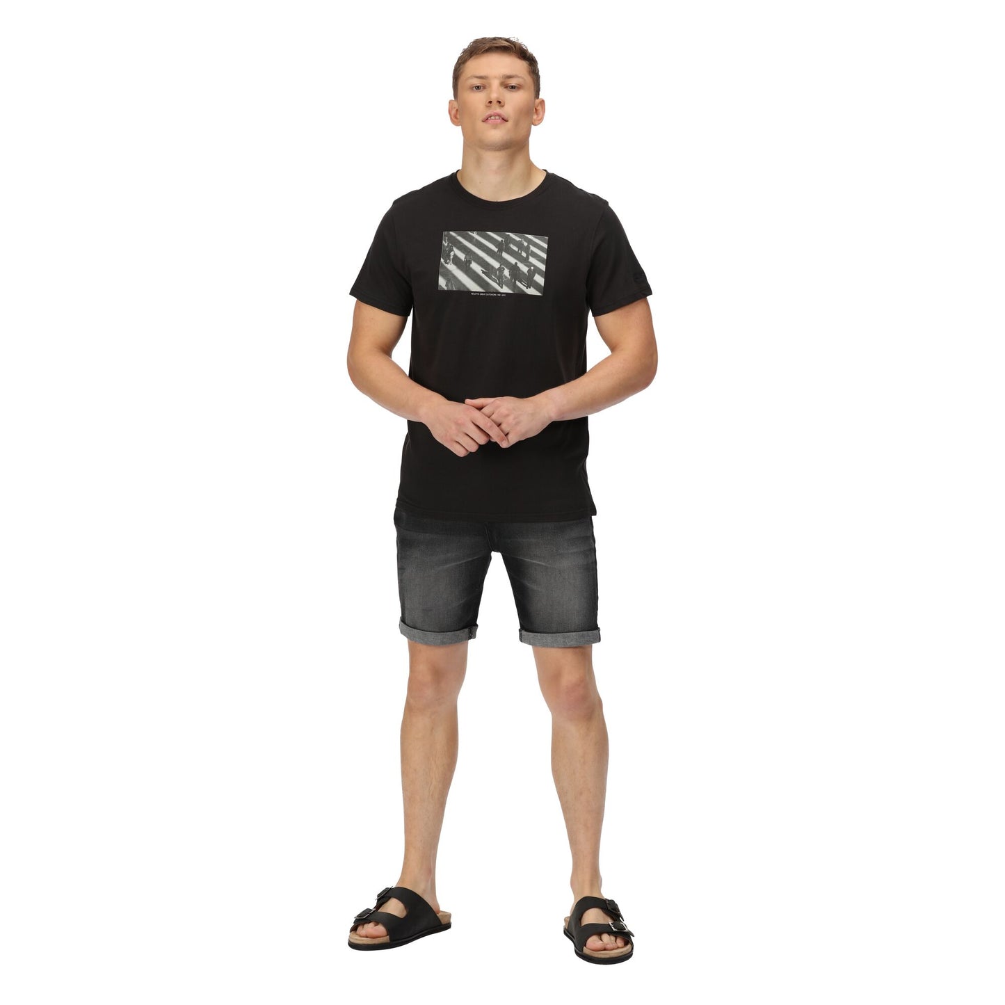 Black Denim - Lifestyle - Regatta Mens Dacken Vintage Shorts