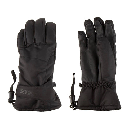 Black - Side - Regatta Unisex Adult Transition III Waterproof Winter Gloves