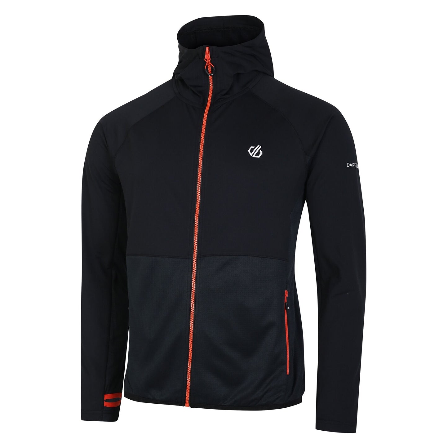 Black - Side - Dare 2B Mens Assimlilate II Core Stretch Midlayer