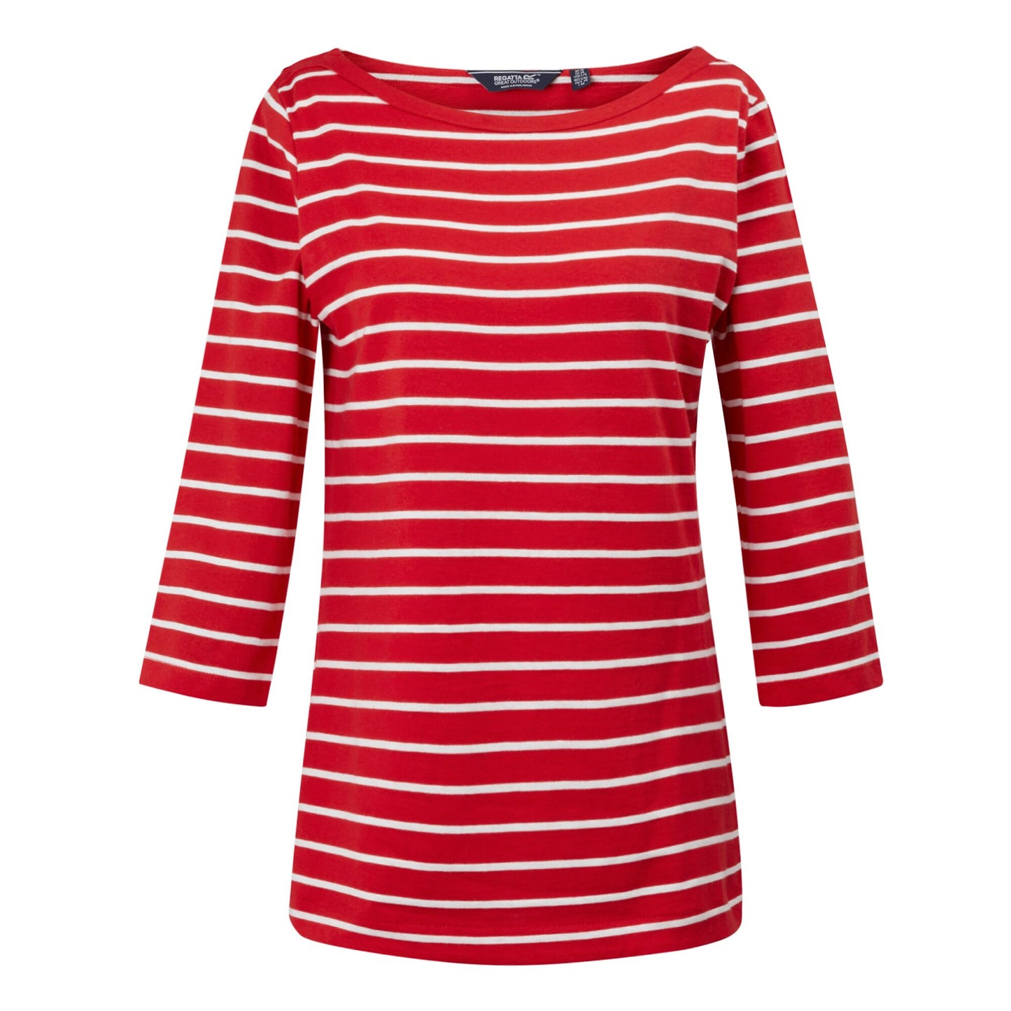 High Risk Red-White - Front - Regatta Womens-Ladies Bayletta 3-4 Sleeve Top