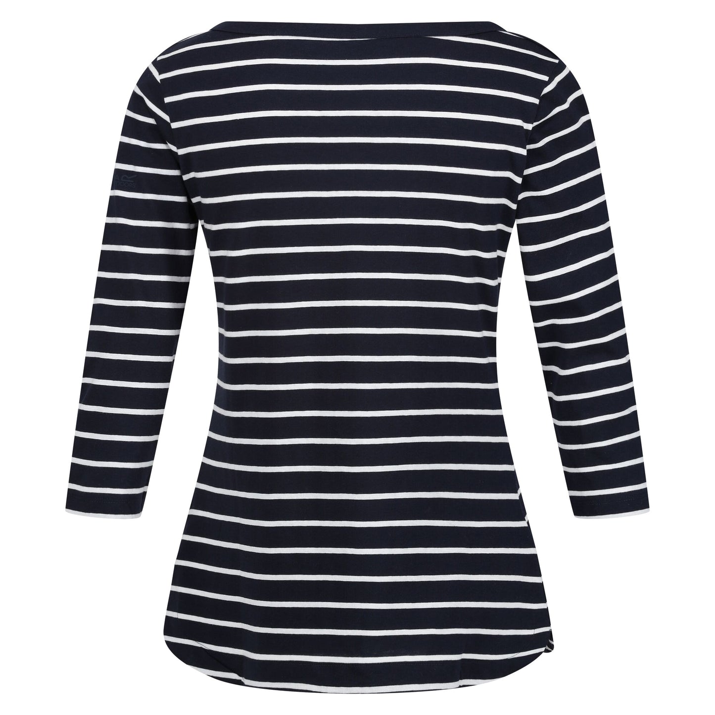 Navy-White - Back - Regatta Womens-Ladies Bayletta 3-4 Sleeve Top