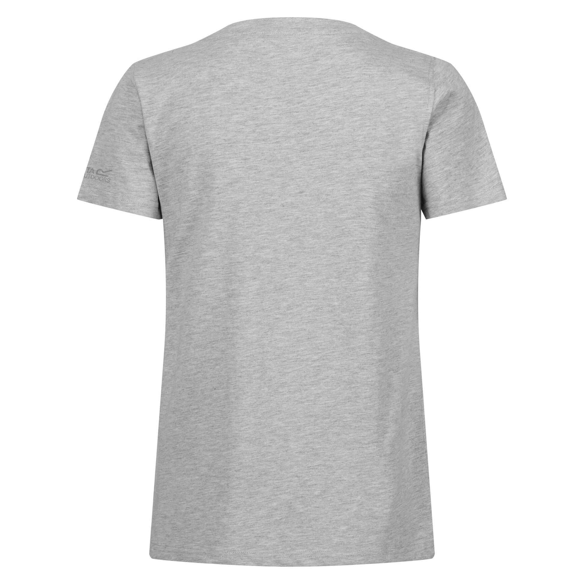 Cyberspace Marl - Back - Regatta Womens-Ladies Filandra VIII Text Marl T-Shirt