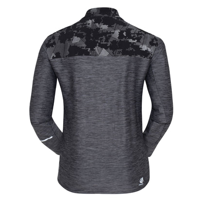 Charcoal Grey - Back - Dare 2B Mens Enkindle II Marl Windshell Jacket
