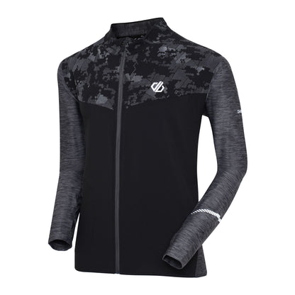 Charcoal Grey - Side - Dare 2B Mens Enkindle II Marl Windshell Jacket