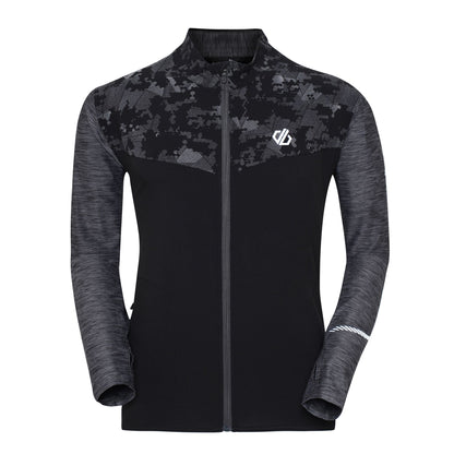 Charcoal Grey - Front - Dare 2B Mens Enkindle II Marl Windshell Jacket