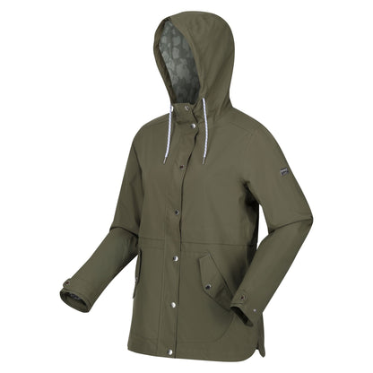 Four Leaf Clover - Side - Regatta Womens-Ladies Bayla Waterproof Raincoat