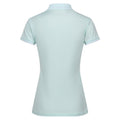 Bleached Aqua - Back - Regatta Womens-Ladies Remex II Marl Active Polo Shirt