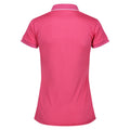 Flamingo Pink - Back - Regatta Womens-Ladies Remex II Marl Active Polo Shirt