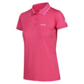 Flamingo Pink - Side - Regatta Womens-Ladies Remex II Marl Active Polo Shirt