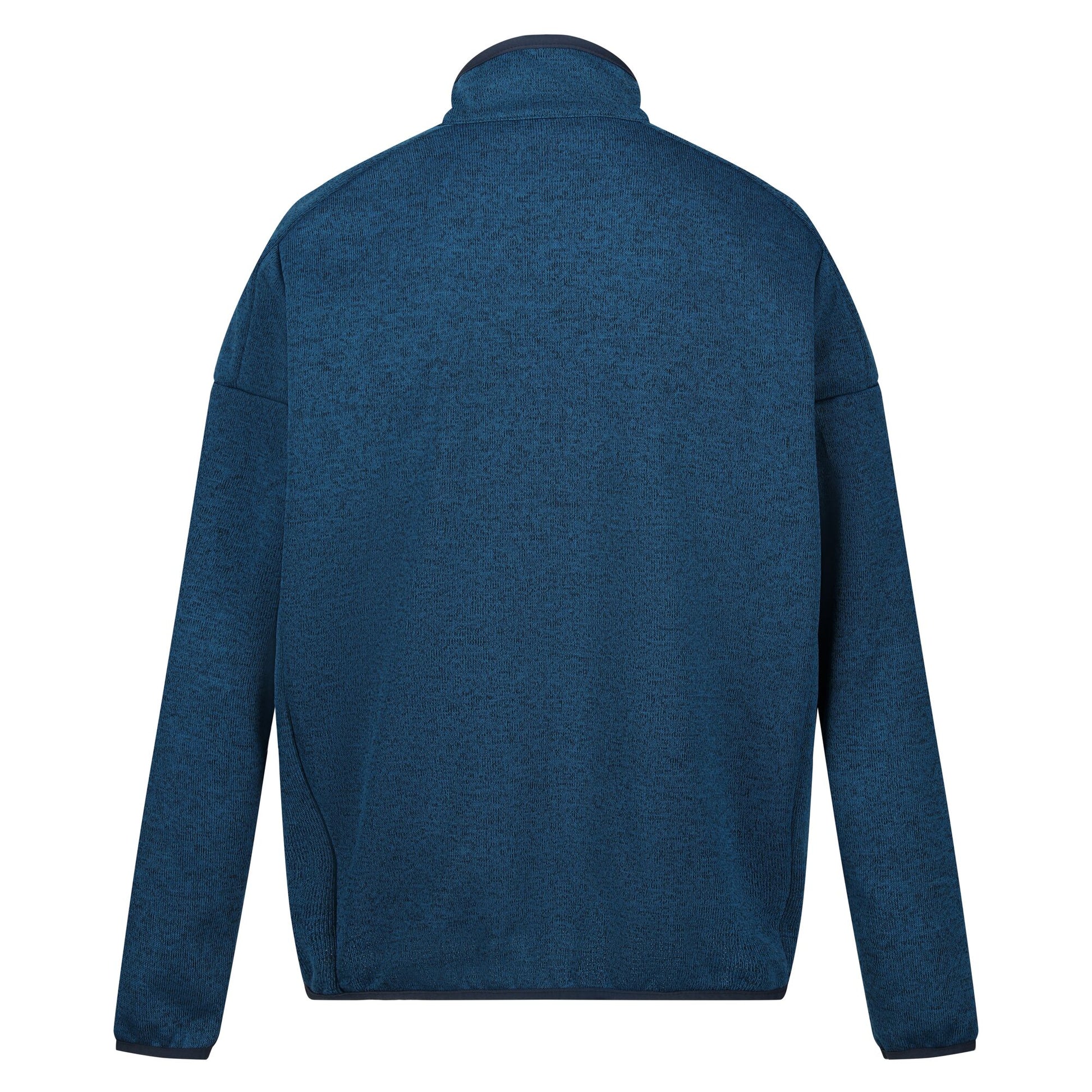 Moroccan Blue-Navy Marl - Back - Regatta Mens Kassam Marl Full Zip Fleece Jacket