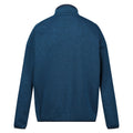 Moroccan Blue-Navy Marl - Back - Regatta Mens Kassam Marl Full Zip Fleece Jacket