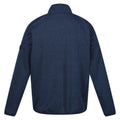Moonlight Denim-Navy Marl - Back - Regatta Mens Kassam Marl Full Zip Fleece Jacket