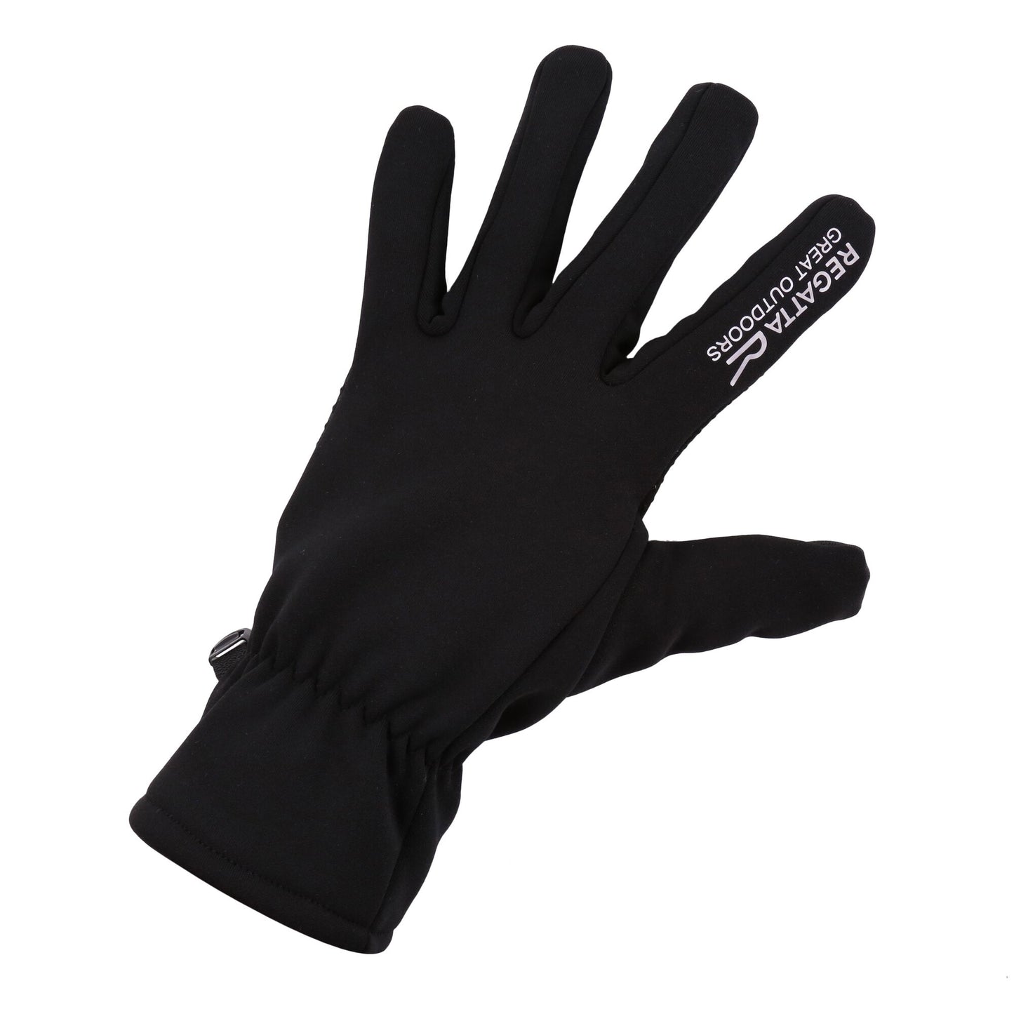 Black - Front - Regatta Unisex Adult Extol II Touch Screen Winter Gloves